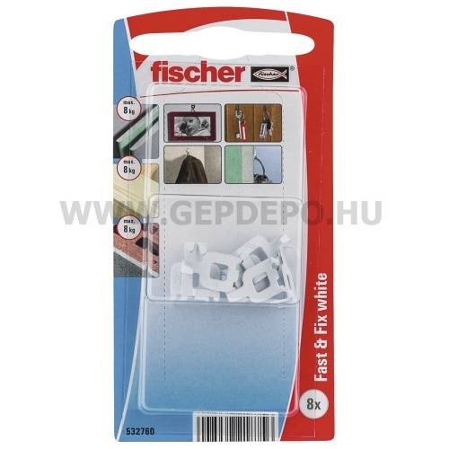 Fischer Fast &amp; Fix fehér (8db)