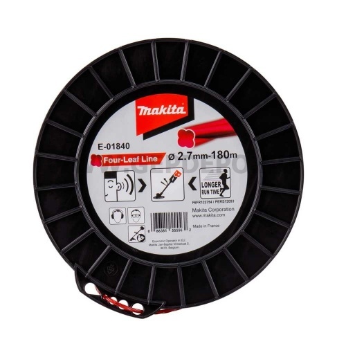 Makita négylevelű damil, piros, 2.7mm x 180m