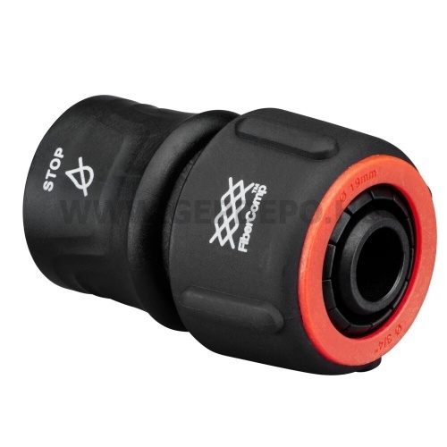 Fiskars FiberComp tömlő gyorscsatlakozó, 19 mm (3/4") STOP