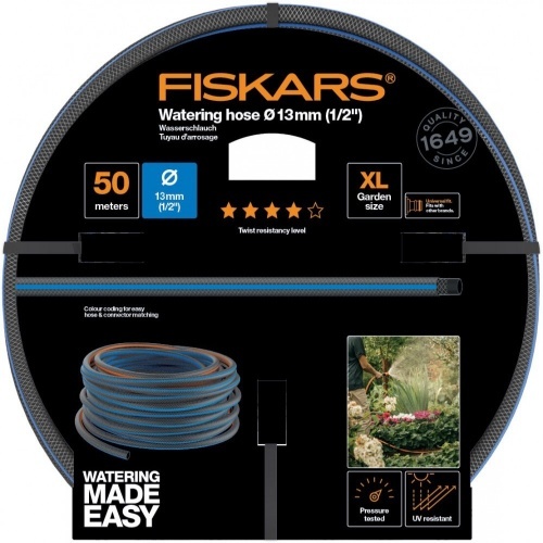 Fiskars Locsolótömlő, 13 mm (1/2"), 50 m Q4