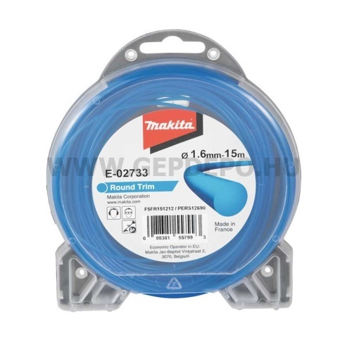 Makita kerek damil, kék, 1.6mm x 15m