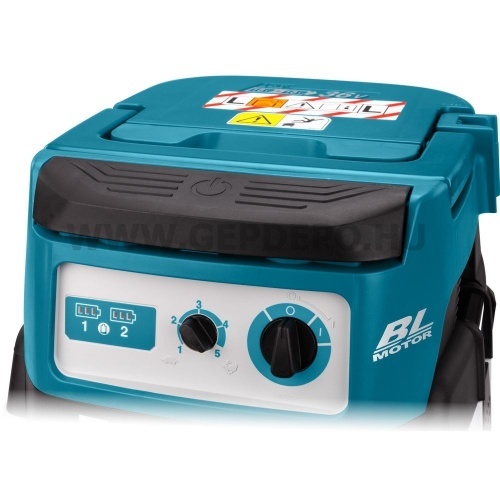 Makita DVC155LZX2 akkus száraz-nedves porszívó géptest 2X18V LXT