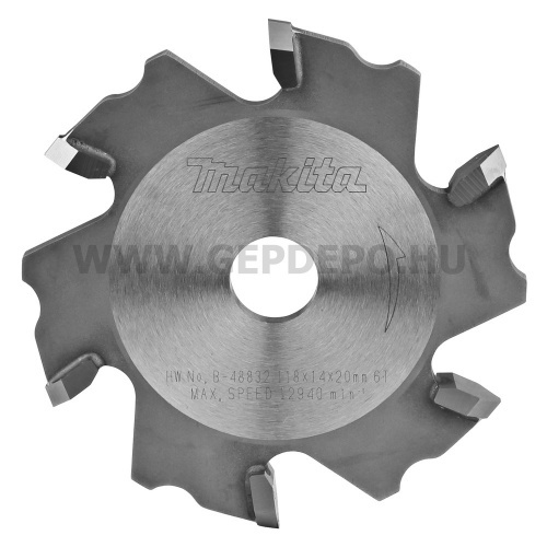Makita 90° V horonymaró tárcsa alumíniumhoz, CA5000X-hez  118m f:20 Z6