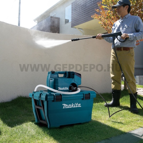 Makita DHW080ZK akkus magasnyomású mosó géptest 2X18V LXT BL