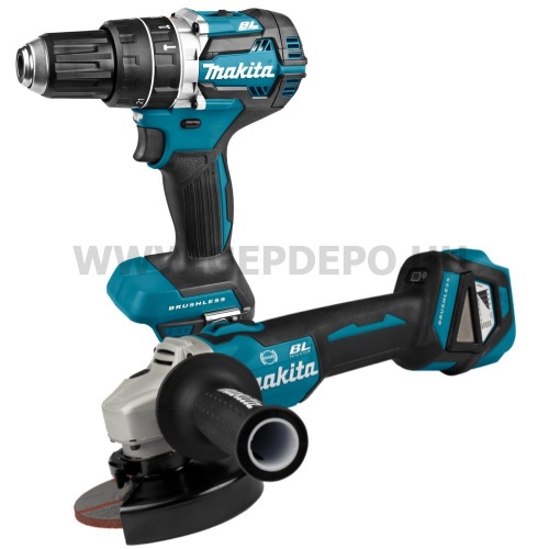 Makita DLX2272TJ Akkus Szett  (DHP484Z+DGA513Z) 18V LXT BL XPT