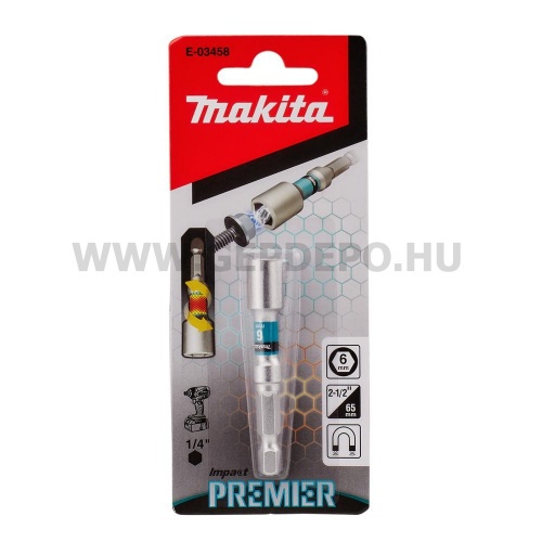 Makita impact PREMIER mágneses dugókulcs H6 65mm