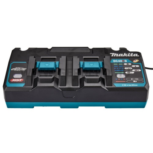 Makita DC40RB XGT  Li-ion kétportos (dupla) gyorstöltő 40Vmax