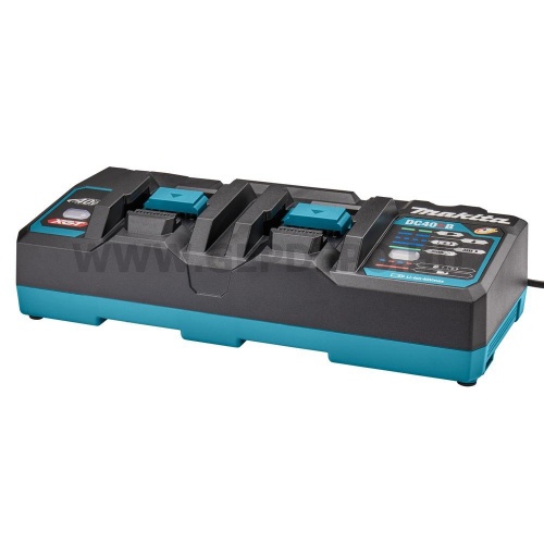 Makita DC40RB XGT  Li-ion kétportos (dupla) gyorstöltő 40Vmax