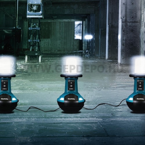 Makita DML810 Li-ion akkus LED munkaterület megvilágító lámpa 5500 lumen 14,4-18V LXT XPT