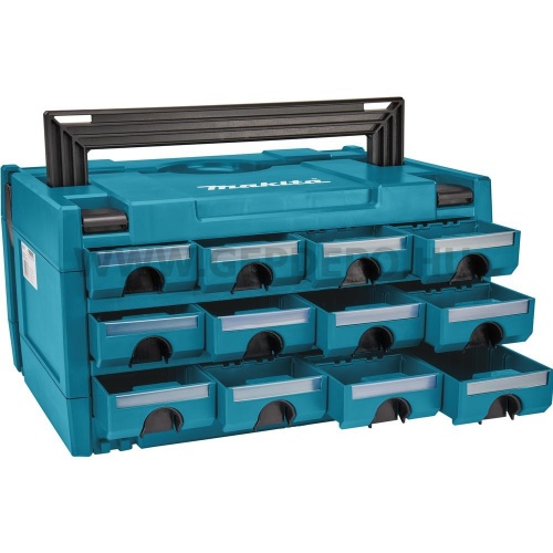 Makita MakPac Makstor 12 fiókos tároló doboz