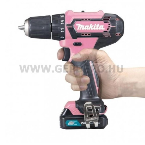 Makita DF333DSAP1 fúró-csavarbehajtó 10,8V-12V Max CXT 2,0 Ah PINK