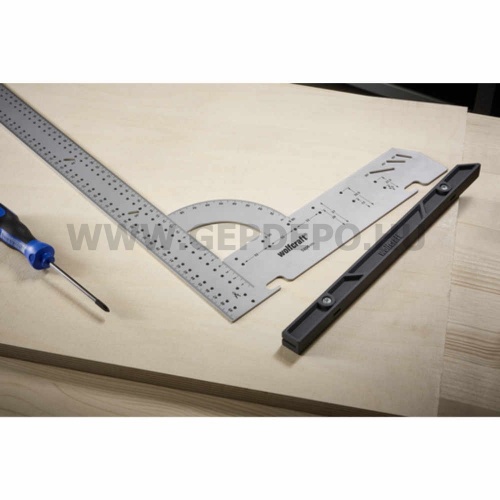 Wolfcraft Univerzális szögvonalzó L=300 mm