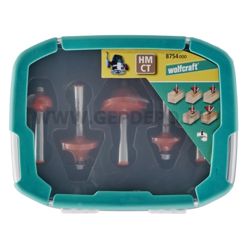Wolfcraft HM profilmarókészlet fadobozban 5 részes