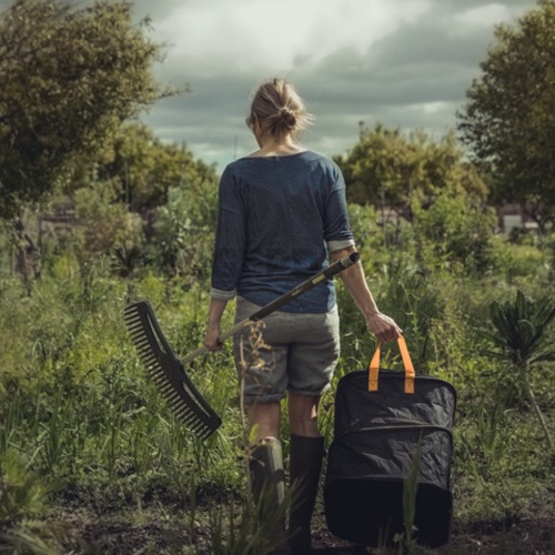 Fiskars Ergo pop up kerti hulladékgyűjtő táska 175L