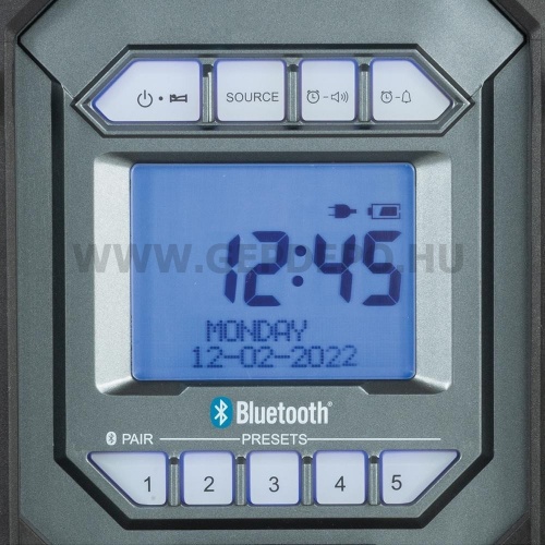 Makita DMR301 akkus Bluetooth rádió töltő funkcióval 12V-18V CXT LXT (230V)