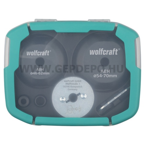 Wolfcraft Körkivágó adapter készlet furatbővítéshez (5950,5951,5952)