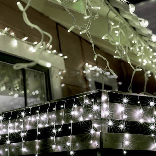 Somogyi LED-es jégcsap fényfüggöny 5+5m (hideg fehér)