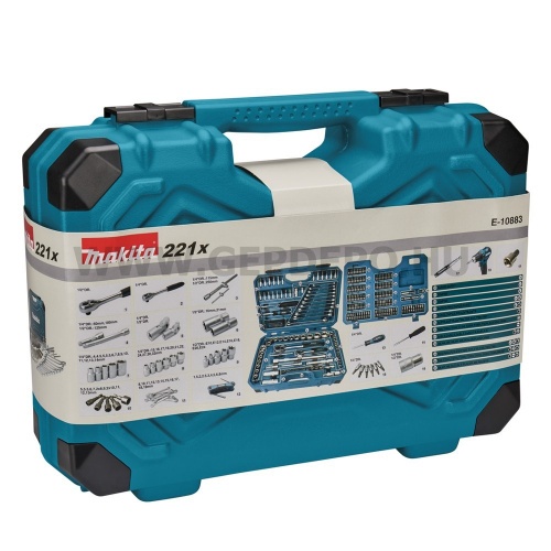 Makita 221 darabos szerszámkészlet kofferben