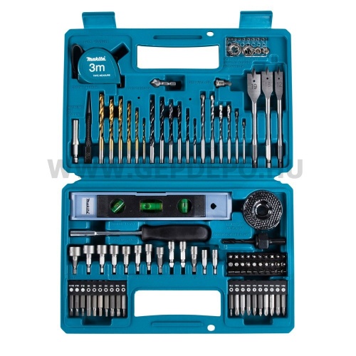 Makita 102 részes fúró-csavarbehajtó készlet