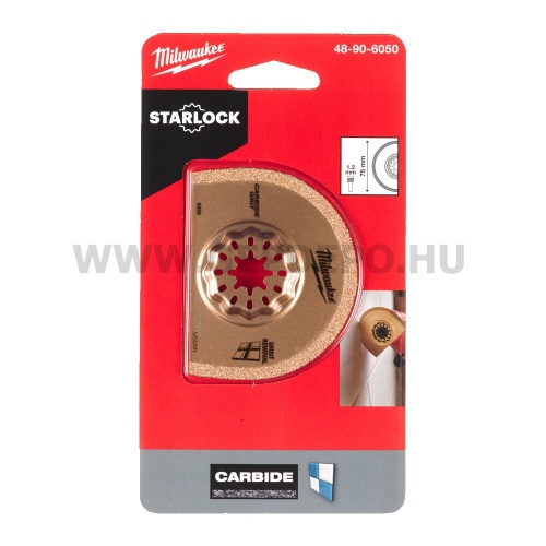 Milwaukee Multi Starl szegmneses fűrészlap karbidszemcsés 75x1,2mm 1db