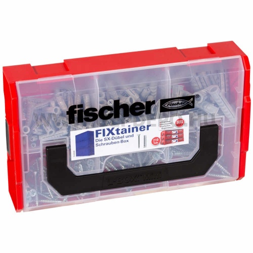 Fischer FIXtainer SX+csavar 210 részes