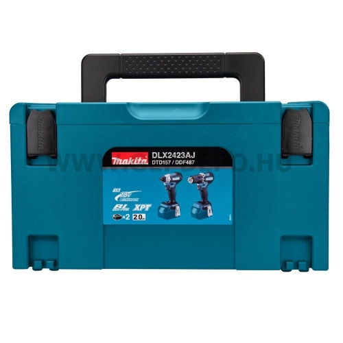 Makita DLX2423AJ akkus szett 18V LXT BL (DDF487Z + DTD157Z + 2xBL1820B + DC18RC + MakPac)