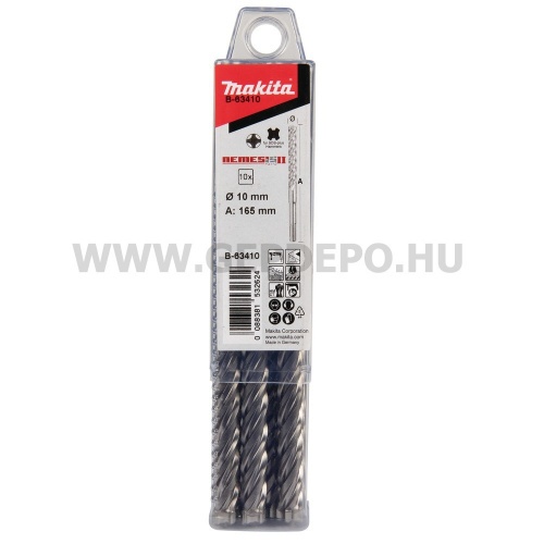 Makita Nemesis SDS-Plus fúrószár csomag 10x165 mm - 10db