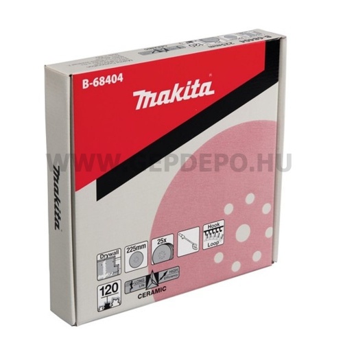 Makita fibertárcsa falcsiszolóhoz 225mm P120 25 darabos