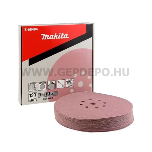 Makita fibertárcsa falcsiszolóhoz 225mm P120 25 darabos
