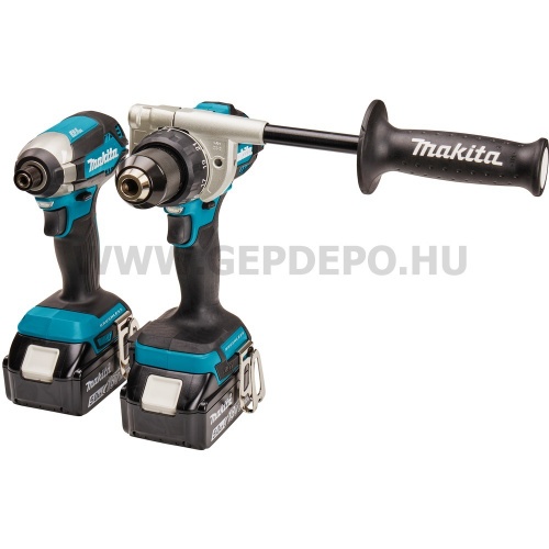 Makita DLX2432TJ akkus szett 18V LXT BL XPT ( DDF486 +DTD153 +2xBL1850B + 1xDC18RC + MakPac )