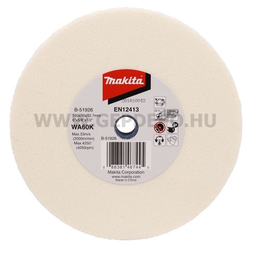 Makita köszörűkorong 150mm WA60K