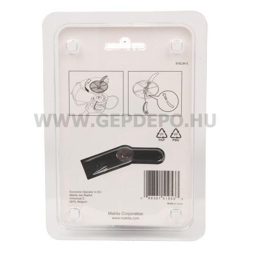 Makita műanyag 1 ágú ütőkés 230 mm M8x1,25RH