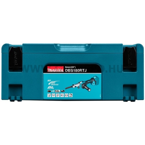 Makita DBS180RTJ keskeny szalagcsiszoló 18V LXT BL MAKPAC kofferben