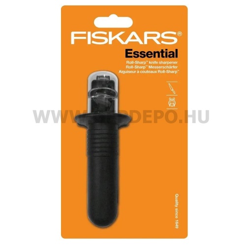 Fiskars késélező,fekete Essential Roll-Sharp
