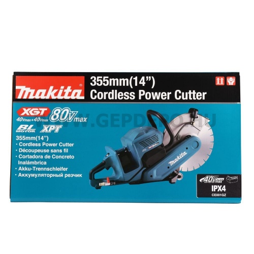 Makita CE001GZ akkus gyorsdaraboló géptest XGT 2X40V max BL AFT XPT