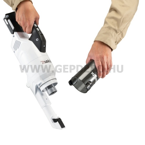 Makita CL003GD203 akkus porszívó fehér ciklon tartályos 40V max XGT BL
