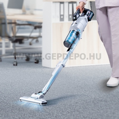 Makita CL003GD203 akkus porszívó fehér ciklon tartályos 40V max XGT BL