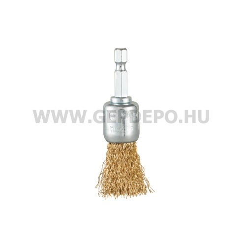 Makita drótkefe sárgaréz bevonattal 19mm 1/4"