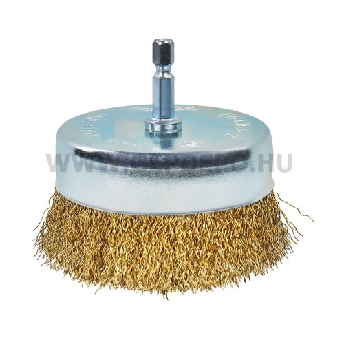Makita drótkefe csésze sárgaréz bevonattal 80mm 1/4"