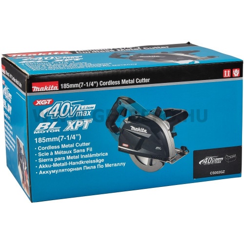 Makita CS002GZ akkus fémvágó körfűrész géptest 40V max XGT BL AFT