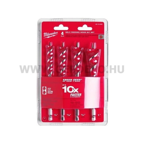 Milwaukee Speed Feed fafúró szett 4db-os