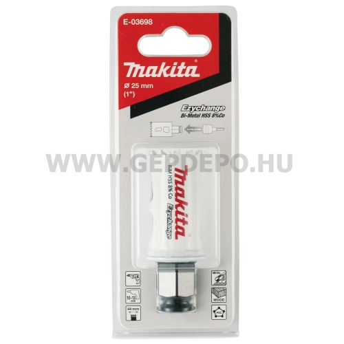 Makita bimetál körkivágó 25mm EZYCHANGE