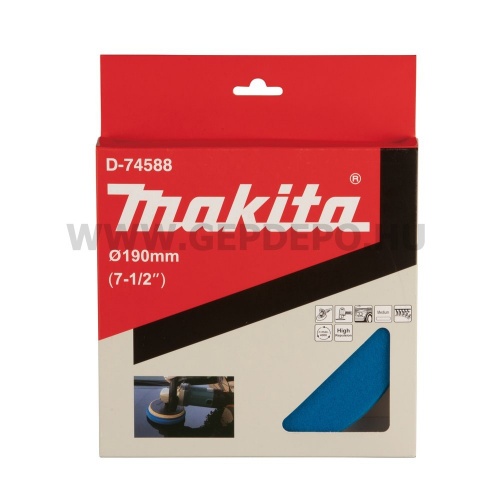 Makita kék szivacs korong 190mm
