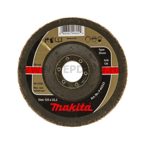 Makita lamellás csiszolótárcsa 125mm K120 Inox