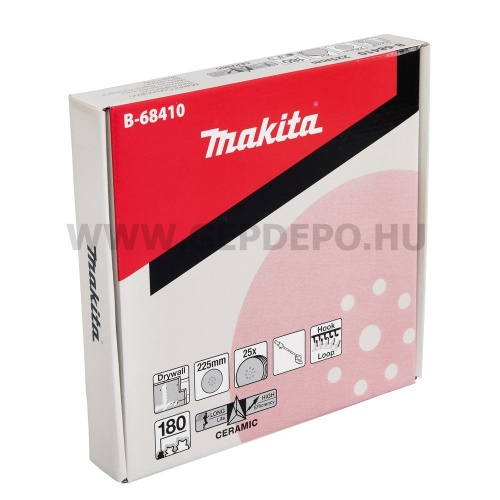 Makita fibertárcsa falcsiszolóhoz 225mm P180 25 darabos