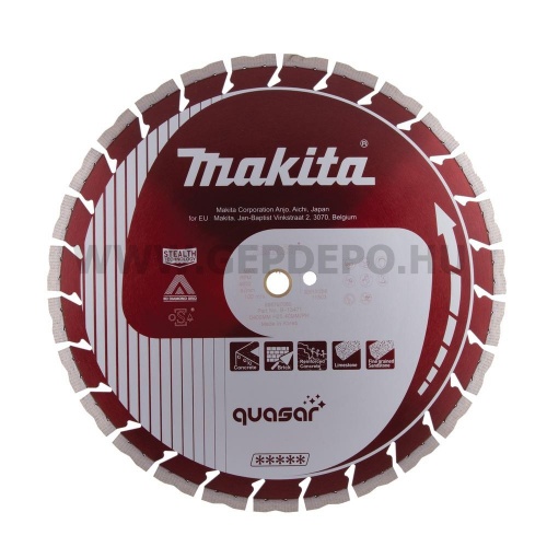 Makita Quasar szegmenses gyémánttárcsa 3DDG, Stealth-tech 400mm