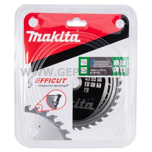 Makita EFFICUT körfűrészlap kompozithoz 165mm f:20 Z40