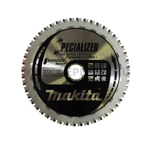 Makita EFFICUT körfűrészlap fém vágáshoz 150mm f:20 Z48