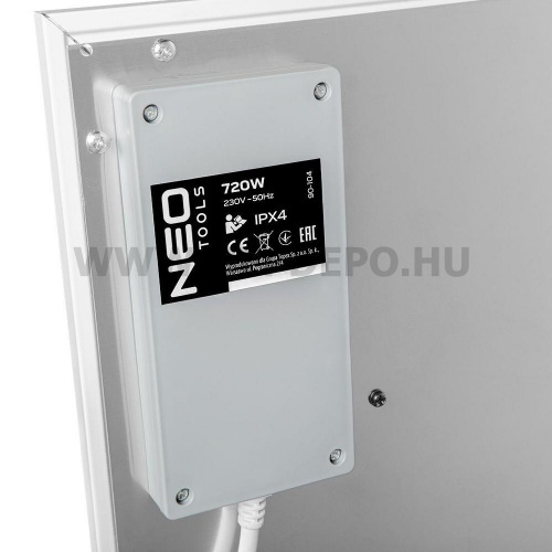 Neo infravörös fűtőpanel 720W