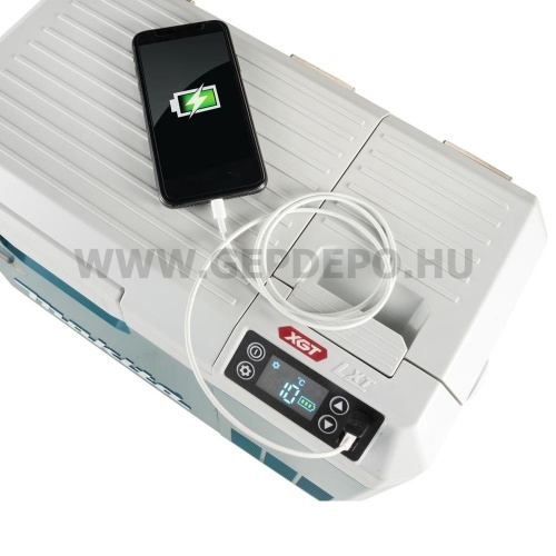 Makita CW003GZ akkus hűtő és melegentartó láda 7L XGT 40V max 18V LXT (12V/24V 230V)